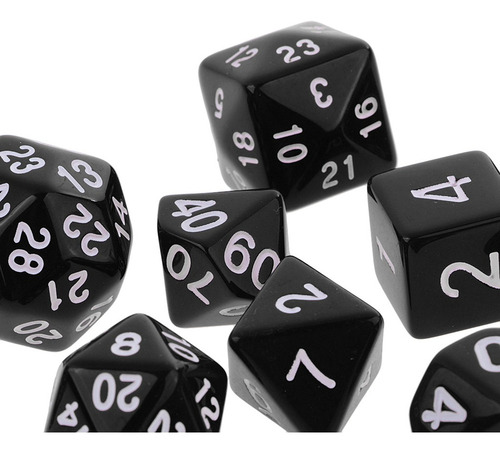 Juego De Dados Poliédricos De 10 Piezas Con Juego De D&d