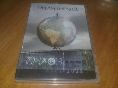 Dream Theater Chaos In Motion 2007-2008 Dvd Made In Usa 
