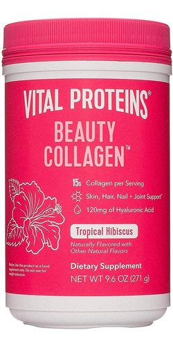 Vital Proteins Beauty Colágeno Ácido Hialurónico 271gr