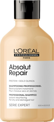 New Shampo Absolut Repair Loreal Pro Gold Quinoa Proteinas