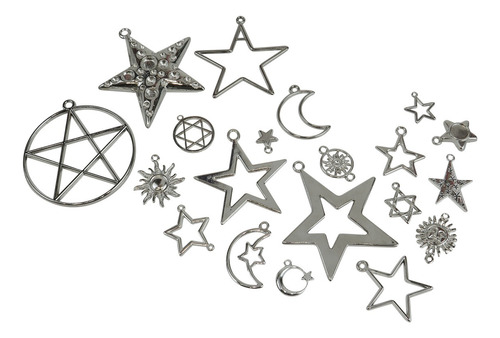 50gr Dijes De Metal Estrellas Luna Sol Bijou Candy Souvenir