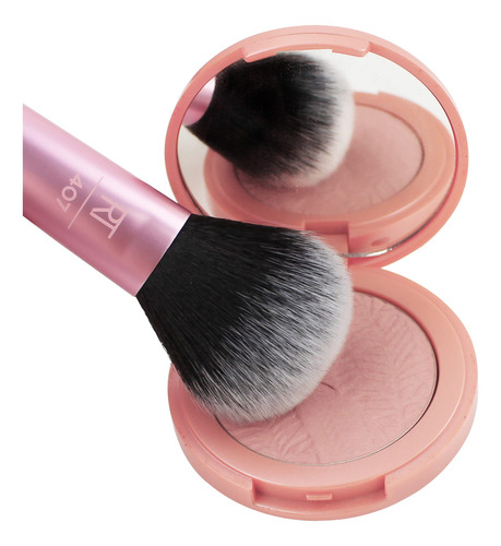 Brocha De Maquillaje Real Techniques Mini Multitask, Vegana,