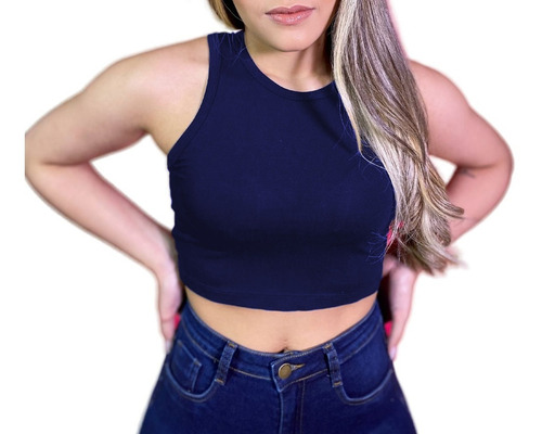 Imagem 3 de 9 de Kit Com 3 Croppeds Regata Básico