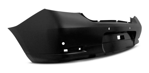 Parachoque Traseiro Logan Preto 14 15 16 17 18 19 Com Sensor
