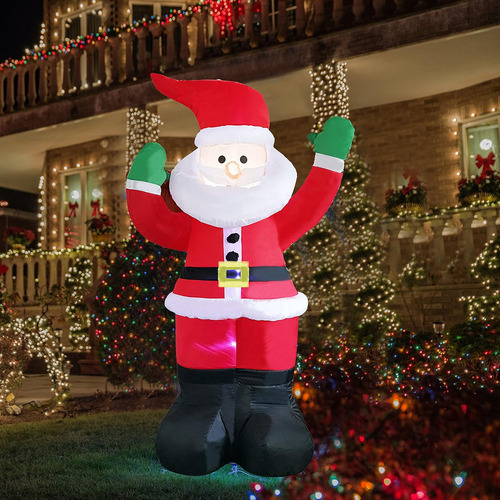 Ce Para Aa Decoração De Natal Papai Noel Inflável Gigante De