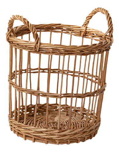Woven Wicker Storage Basket Handmade Multiuso Para Grande