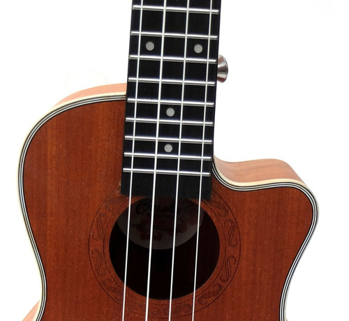 Omaha Ukulele 24 Concert Dmi-uc-300c ,cuerpo De Sapele
