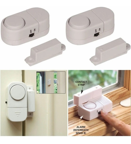 Alarma Seguridad Hogar Para Puerta Ventana
