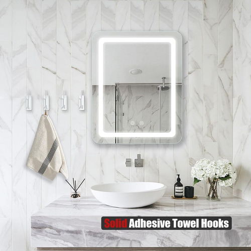 Ath200-wh-p4 - Gancho De Pared Autoadhesivo Para Toallas, Co