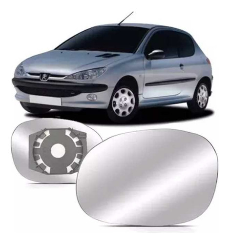 Vidrio Espejo Peugeot 206/207 2007 A 2014 Convexo