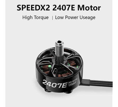Motor Speedx2 2407e, 1750kv, Alto Torque, Baixo Consumo De E