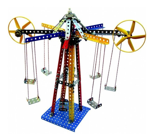 Imagen 3 de 9 de Juego Para Armar Mecano El Mecanico Argentino Motorizado