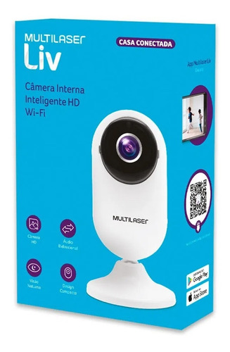 Câmera Int. Inteligente Full Hd Wi-fi - Multilaser Liv Se223