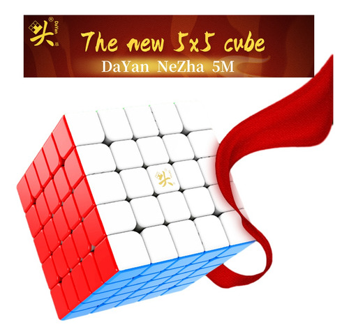 Cubo Mágico 5x5 Magnético Dayan Nezha 5 M 5x5x5 Stickerless
