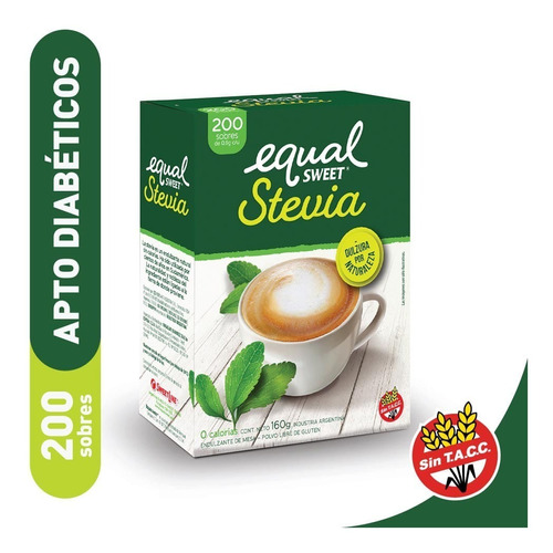  Equalsweet Stevia X 200 Sobres 
