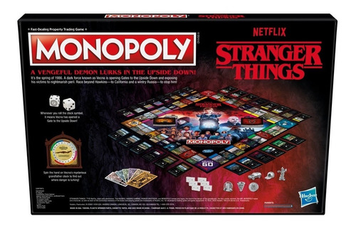 Imagen 6 de 10 de Monopoly Stranger Things 4 Netflix Edición Especial Original