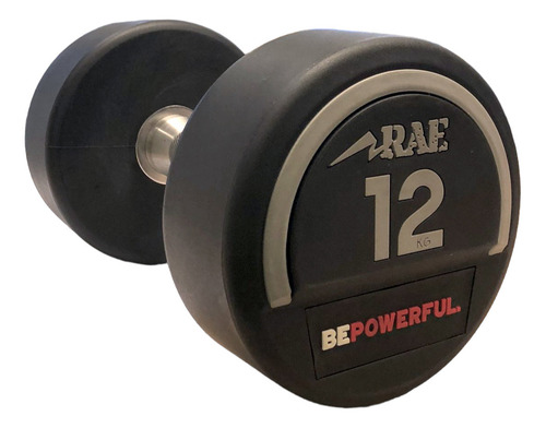 Dumbbell Epic Cpu Com Pegada Em Aco Inox 46kg