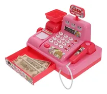 Comprar Caja Registradora Juguete Supermercado Niños Luz Sonido Color Rosa