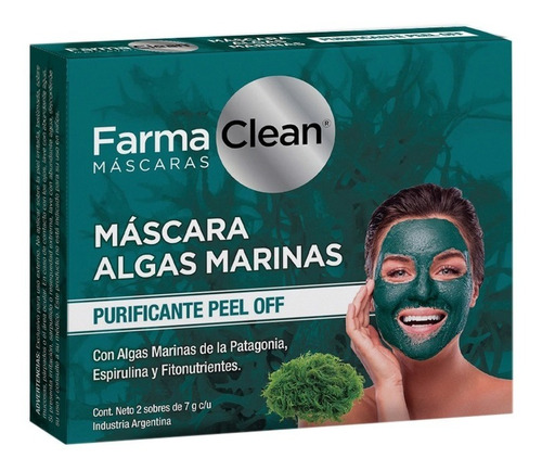 Nueva Farmaclean Máscara Algas Marinas X 1 Estuche. Directo
