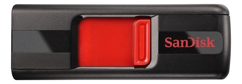 Pendrive SanDisk Cruzer 8GB 2.0 preto e vermelho