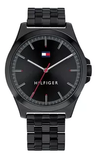 Reloj Tommy Hilfiger Hombre Barclay 1791714 Negro Acero