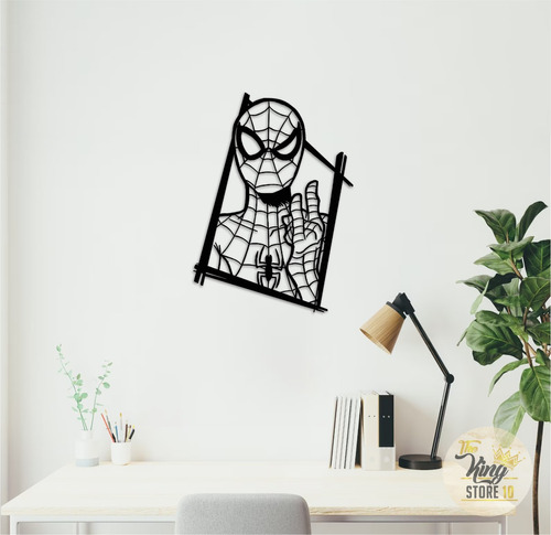 Cuadro Decorativo De Spider Man, Comic, Mdf, The King Store