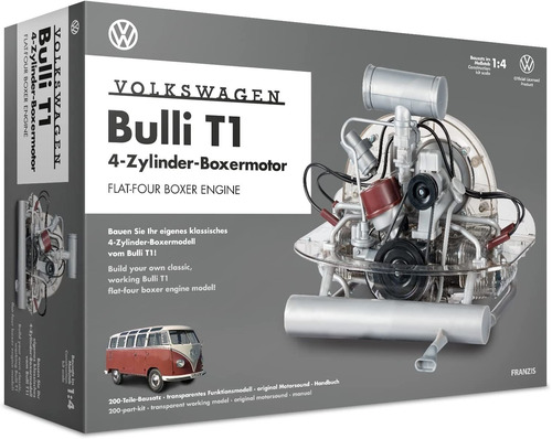 Kit De Construcción Franzis, Motor De Volkswagen Bulli T1