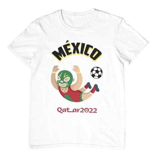 Playera Lucha Libre - Mundial - México - Qatar 2022