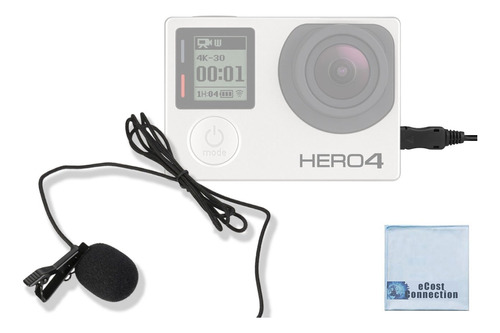 Microfono Direccional Lavalier Para Gopro Hero 3 Hero3