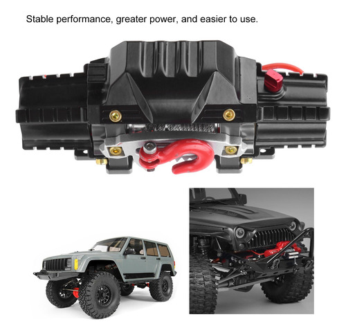 Guincho De Metal De Motor Duplo Rc Com Interruptor De 3º Can