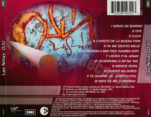 Las Niñas Ojú Cd 2003 España Estándar (Usado)