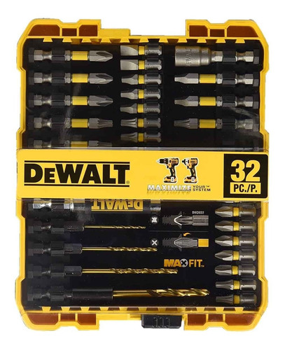  Puntas De Destornillador Dewalt Dwa2sls32 32 Unidades