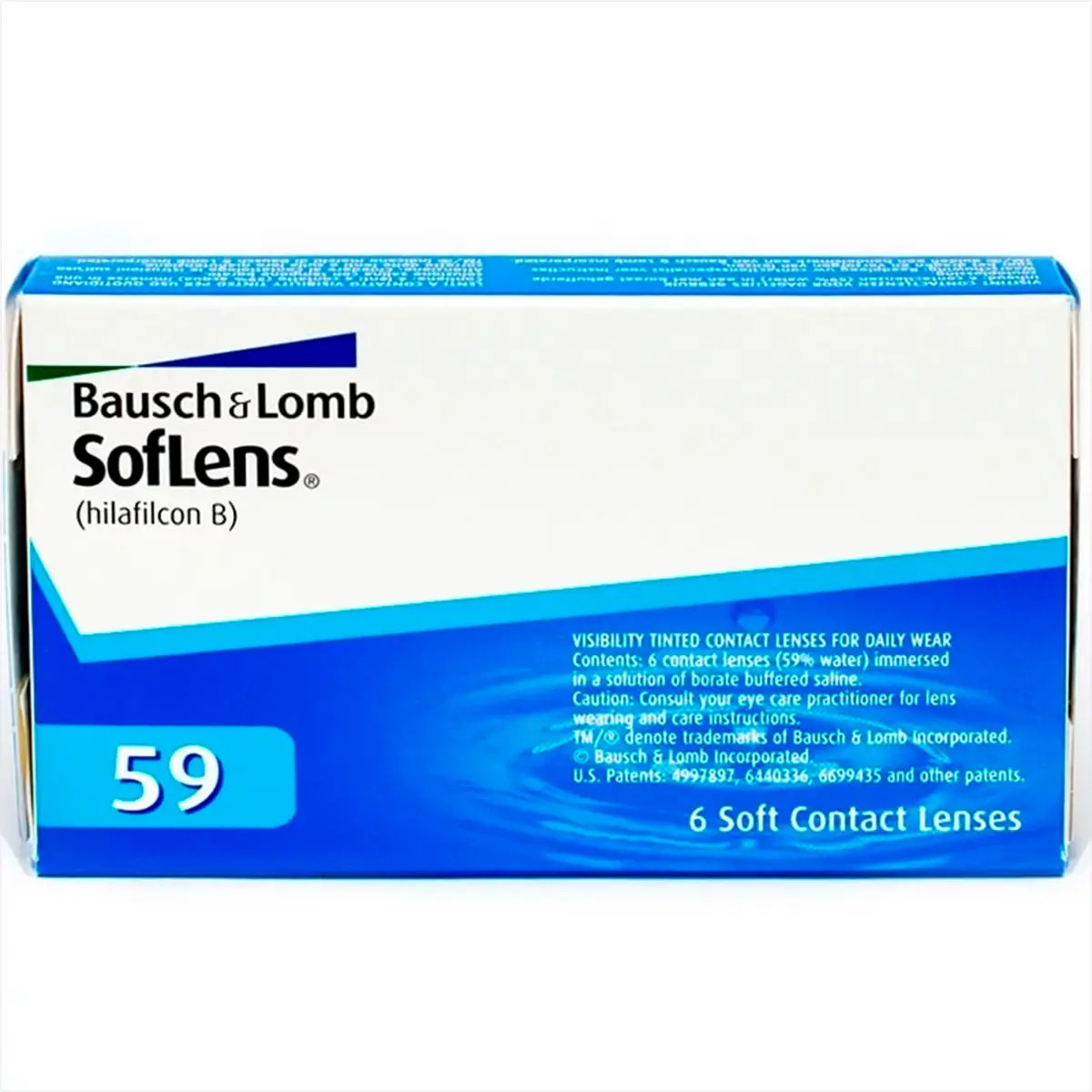 Lentes de Contato Bausch + Lomb SofLens 59 -2.75 Miopia 8.5 Base 1 Mês 3 Pares
