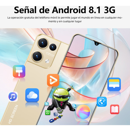 Celular Android Reno9 Pro De 6.49 Pulgadas Ram2gb Y Rom16gb