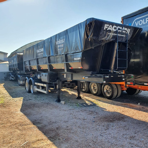 Imagem 8 de 15 de Carreta Rodocaçamba Basculante 35+35m³ Facchini 2022 Rodo