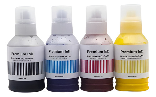 Kit 4 Tintas Genéricas Gi-16 Pigment Maxify Gx 6010 7010