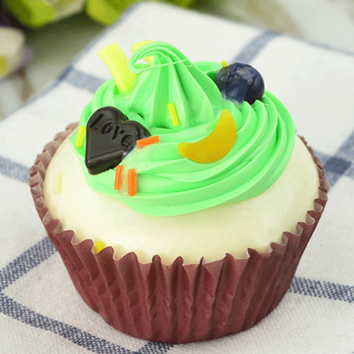 Cupcake Learning Toys Simulation Cupcake Fake Fruit 6 Unidad