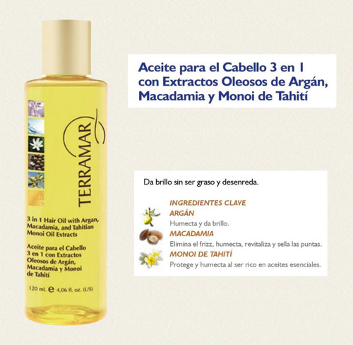Set Terramar Mascarilla 200g + Oleo 120ml + Oleo De Viaje