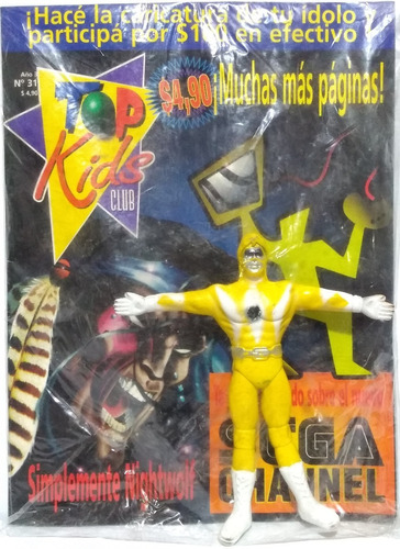 Top Kids Revista N°31 Nightwolf + Muñeco Power Ranger Jocsa