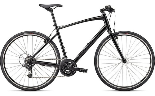 Bicicleta Para Ciudad Specialized Sirrus 1.0 Color Blk/char/blkrefl Tamaño Del Cuadro L