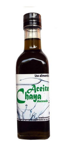 Aceite Comestible De Chaya  250ml X 4