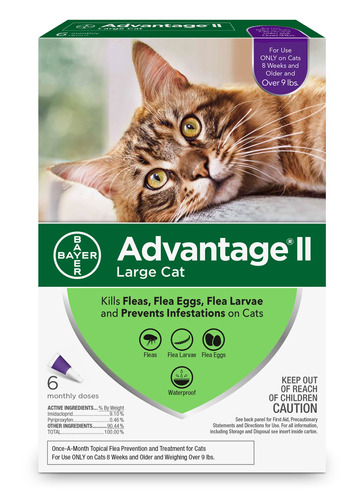 Tratamiento De Pulgas Advantage Ii Para Gatos Grandes