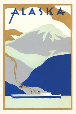 Libro Vintage Journal Alaska Travel Poster - Found Image ...