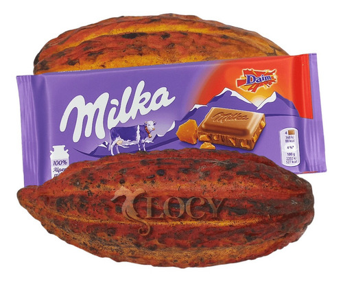 Chocolate Ao Leite Milka Daim 100g Importado