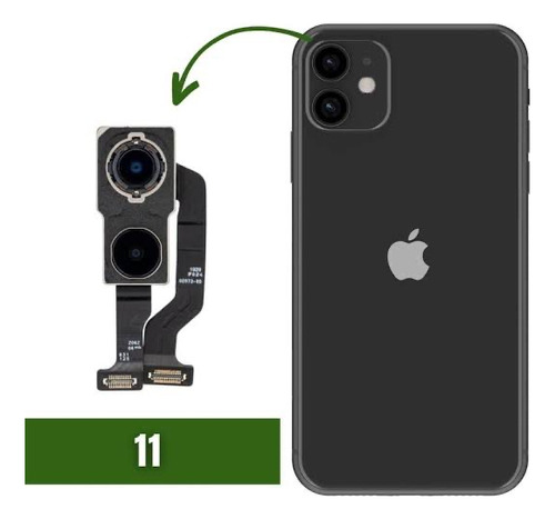 Câmera Iphone 11 Original Retirada Traseira (Usado)