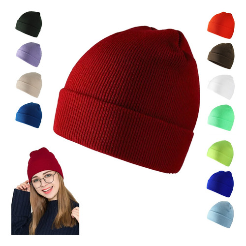 Gorro Bonete Colores Neon Liso Beanie Skate Hipster Invierno