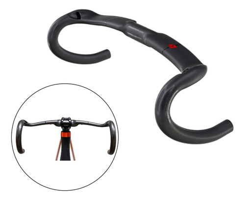 Guiador De Bicicleta De Fibra De Carbono Aero Drop Bar 3