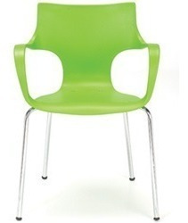 Imagen 8 de 9 de Silla Jim Apilables Colores Base Gris Recepción Espera X4 Un