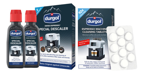 Descalcificador Durgol Swiss Espresso Y Tabletas De Limpieza
