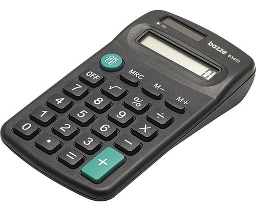 Calculadora De Bolso 8 Dígitos Bazze B3401 Preta - Summit
